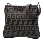 Zucca Coated Canvas Shoulder Bag