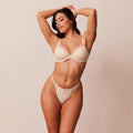 Lounge Underwear Classic Plunge T-shirt Bra  - Latte