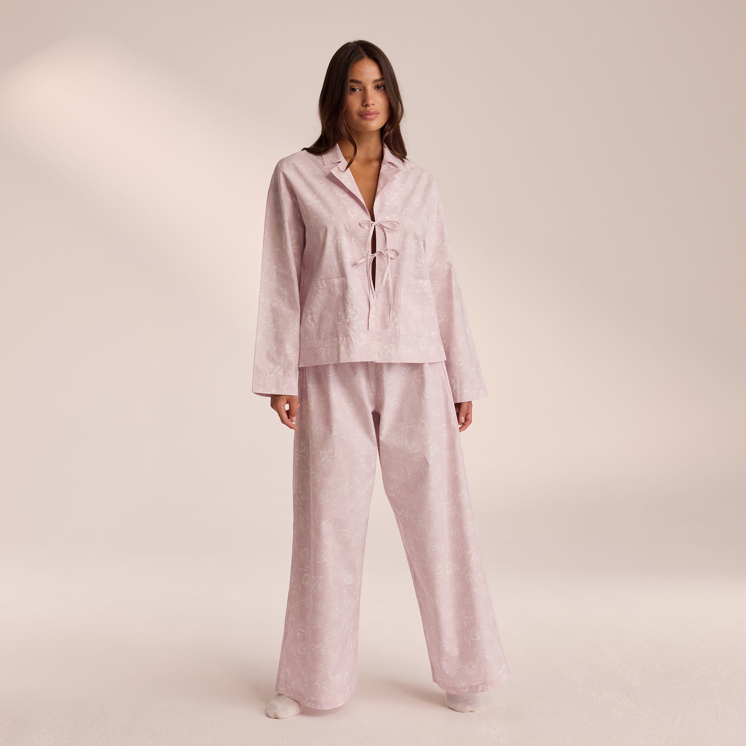 Lounge Underwear Cotton Pyjama Bottoms - Lilac