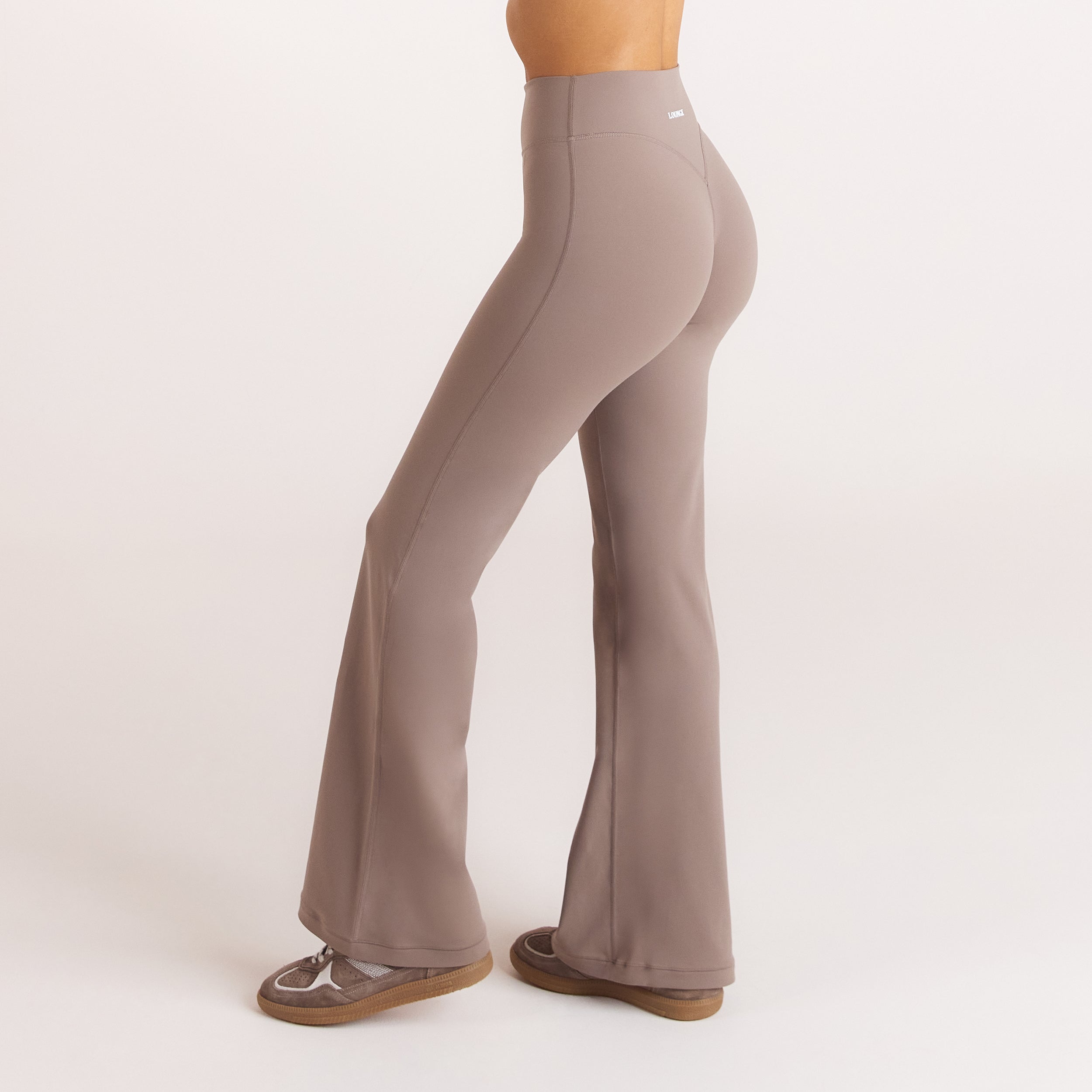Lounge Underwear ContourSoft Flared Leggings - Mushroom