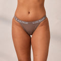 Lounge Underwear Bamboo Triangle Briefs - Coffee