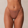 Lounge Underwear Classic Thong - Mocha