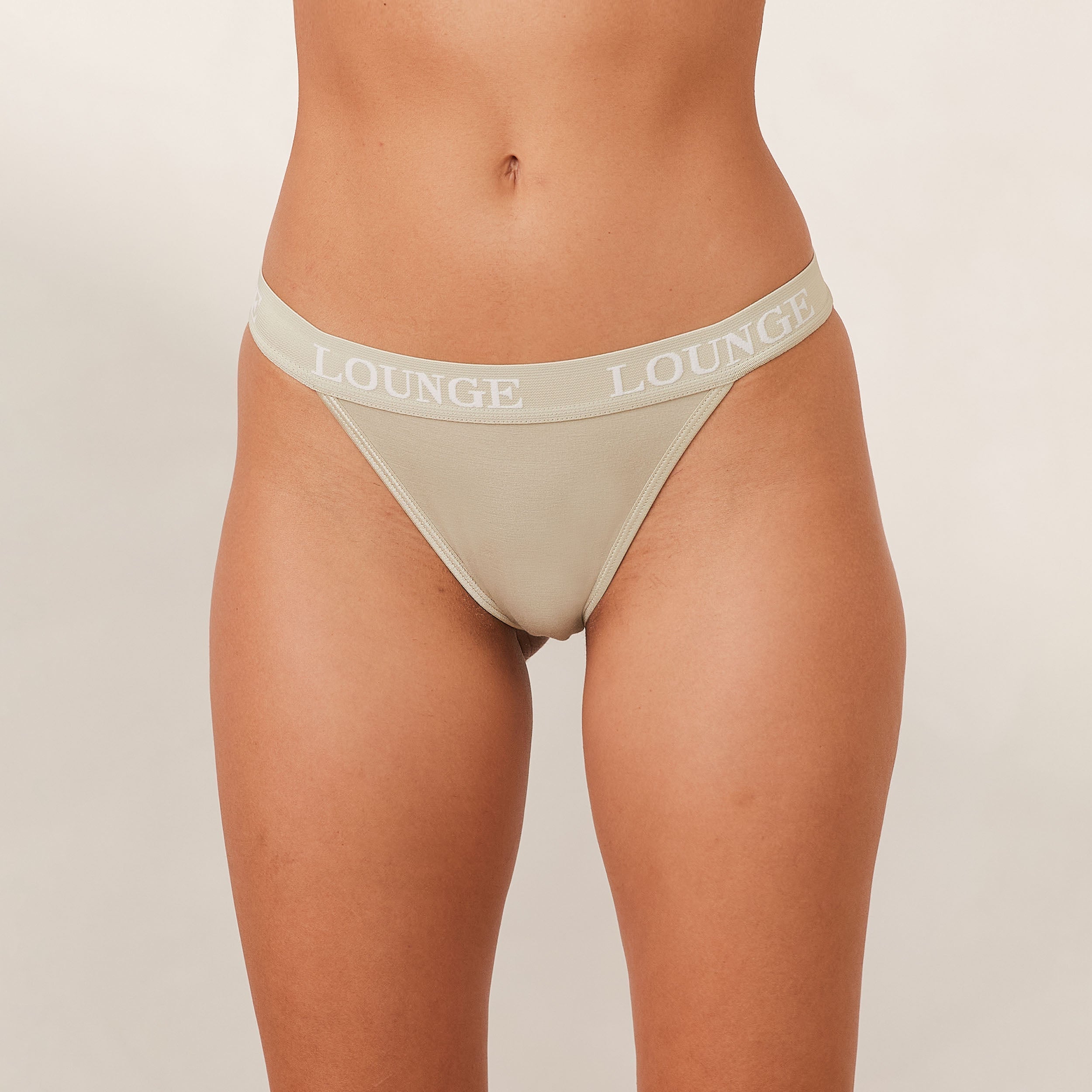 Lounge Underwear Bamboo Triangle Briefs - Olive