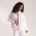 Lounge Underwear Bloom & Stripe Pyjama Shirt - Pink