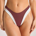 Lounge Underwear Monaco High-Leg Brazilian Bikini Briefs - Plum