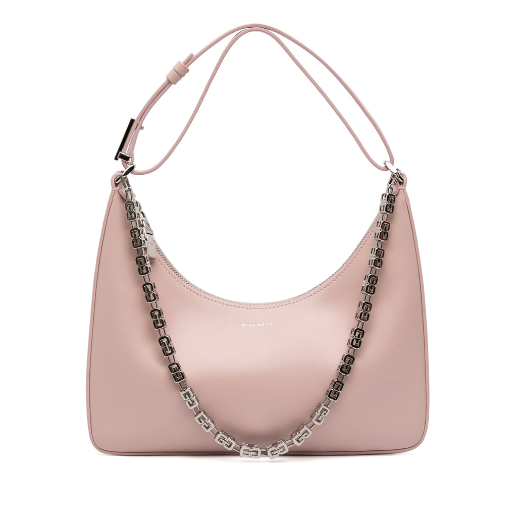 Small Leather Moon Cut Out Bag