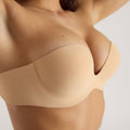 Lounge Underwear Stick-On Push-Up Bra - Sand