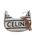 Medium Knitted Textile Ava Shoulder Bag