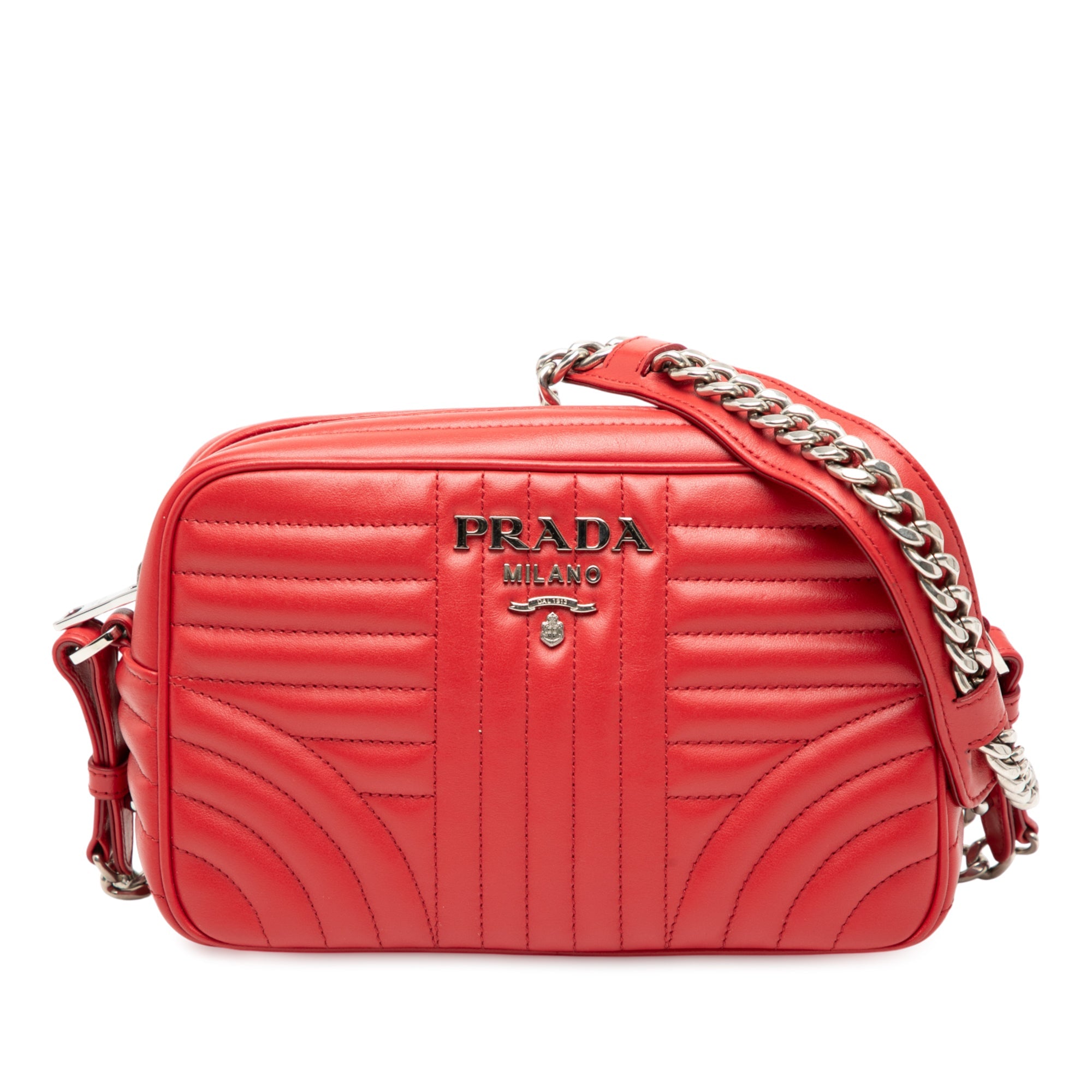 Soft Calfskin Diagramme Camera Bag
