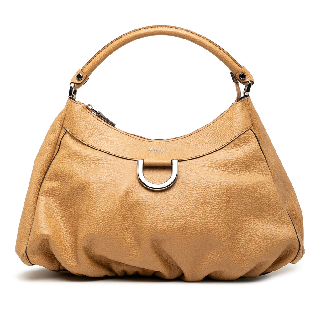 Leather Abbey D Ring Shoulder Bag