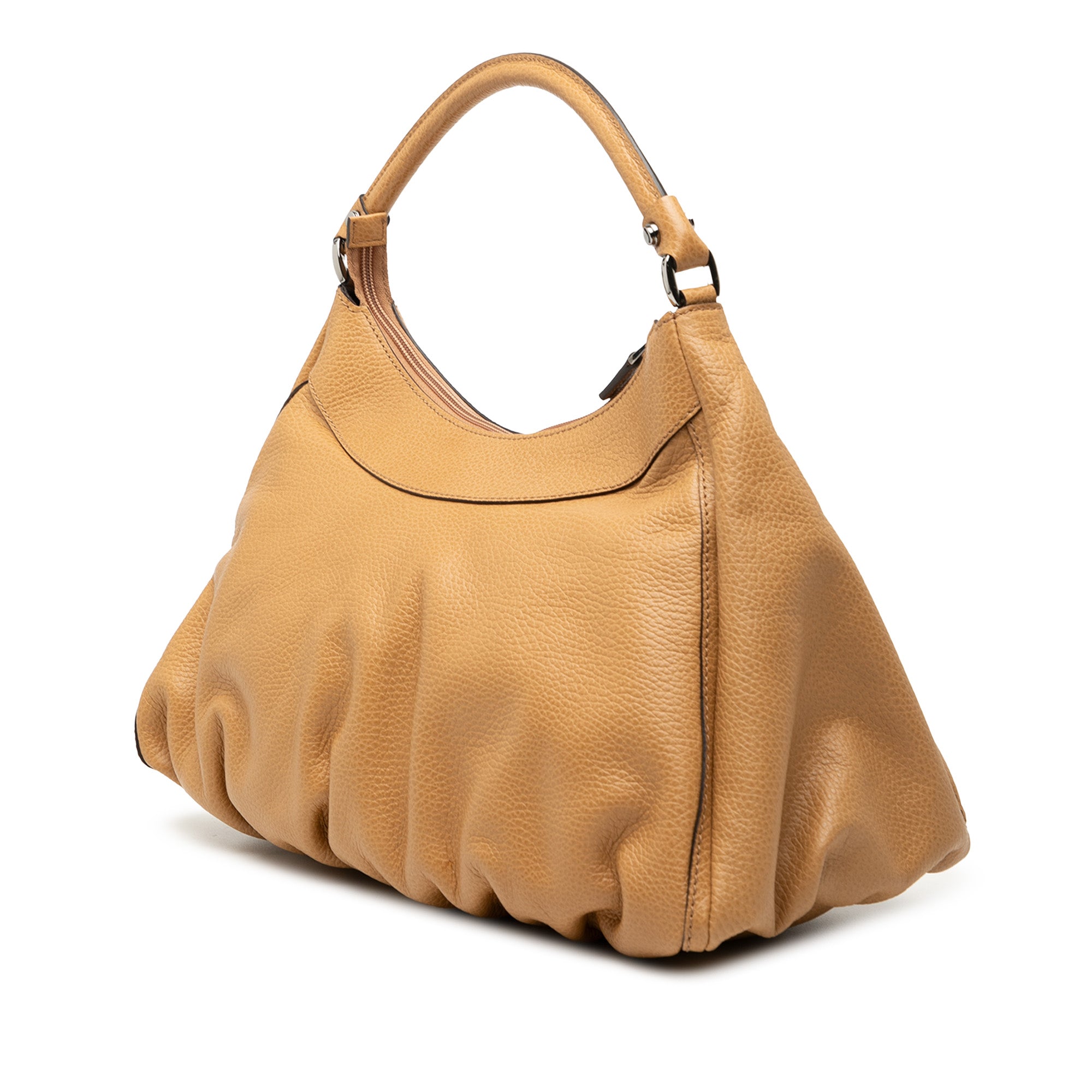 Leather Abbey D Ring Shoulder Bag