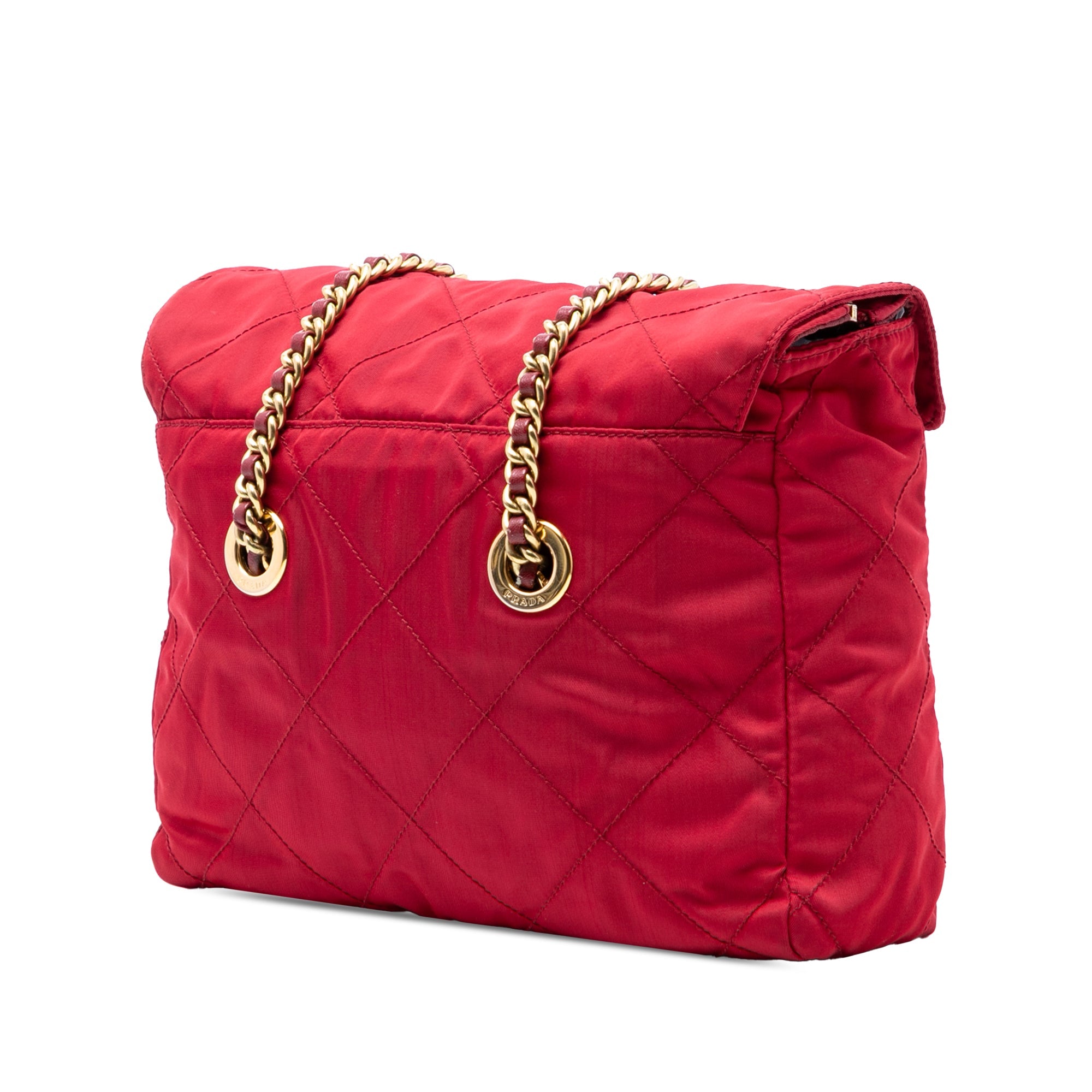 Impuntu Tessuto Chain Shoulder Bag