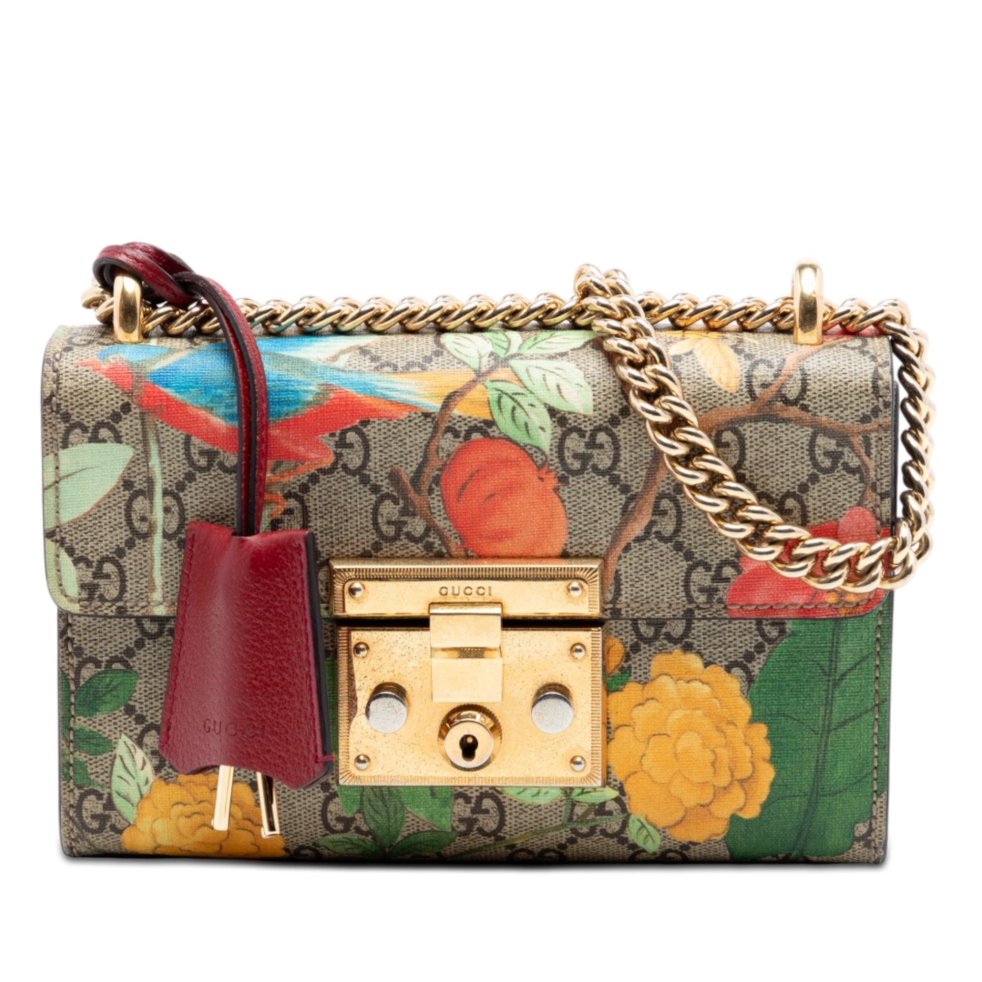 Small GG Supreme Tian Padlock Crossbody