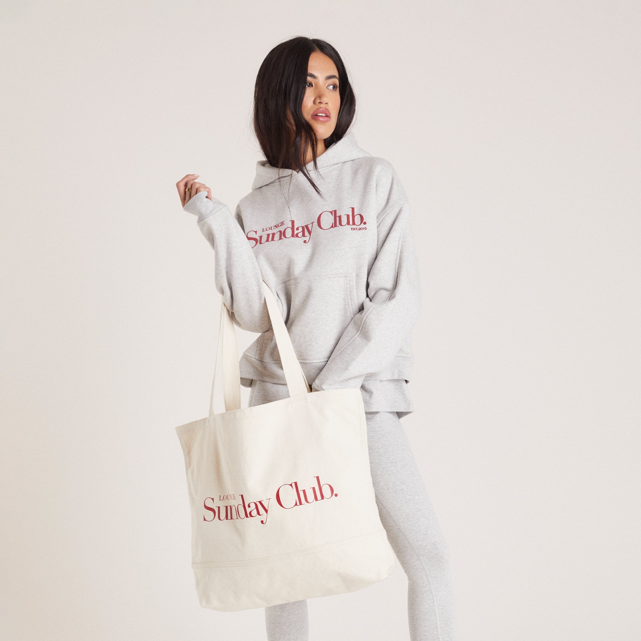 Lounge Underwear Cotton Canvas Tote Bag - Cream