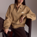 Lounge Underwear Knitted Jacket - Tan