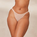 Lounge Underwear Smooth Mesh Briefs - Taupe
