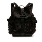 Leather and Fur Obsedia Backpack