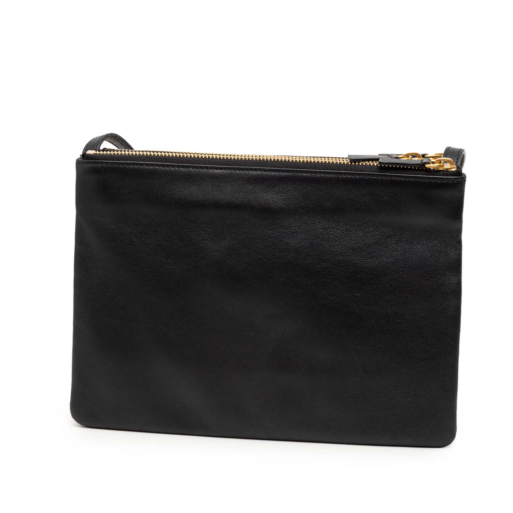 Large Lambskin Trio Crossbody