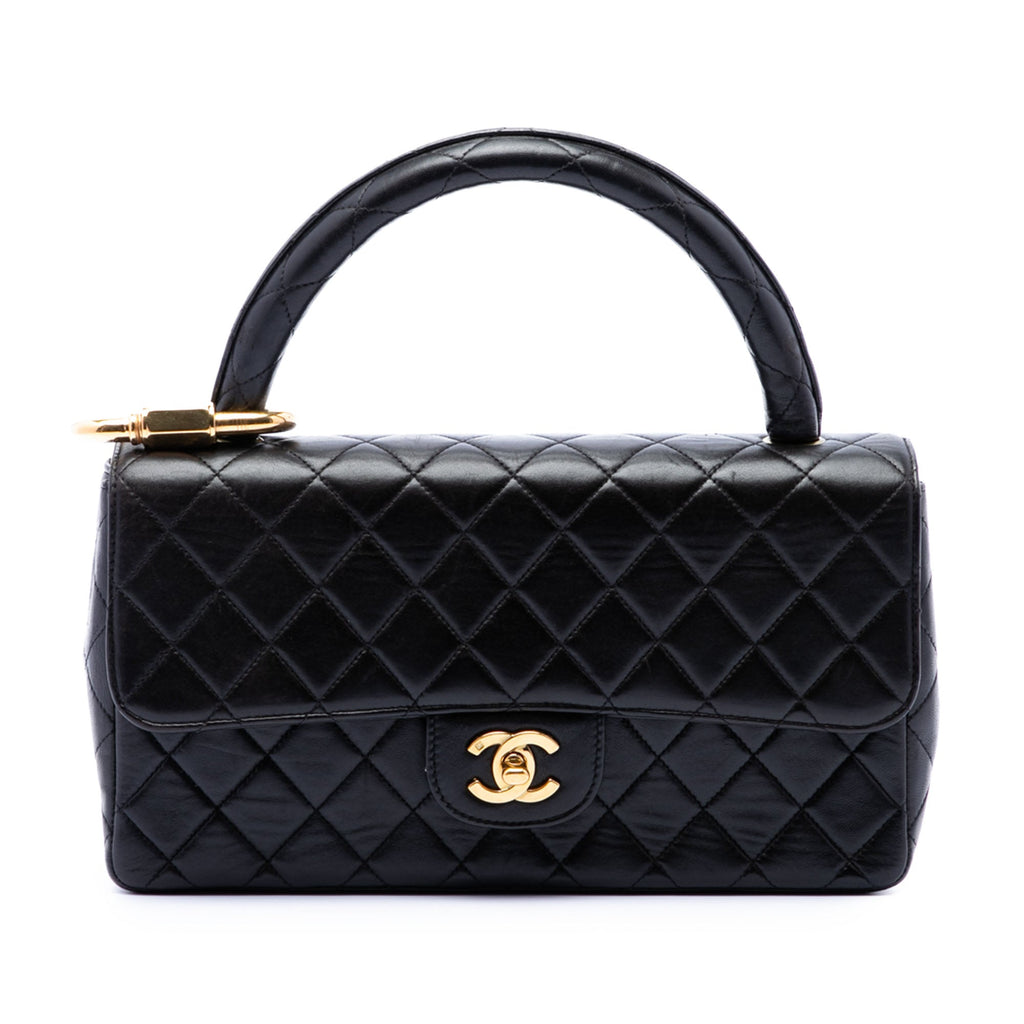 Medium Lambskin Kelly Parent Top Handle Bag