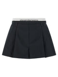 Alexander Wang Logo Band Shorts — Black