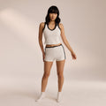 Lounge Underwear Lace Pyjama Shorts - White