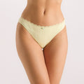 Lounge Underwear Pointelle Briefs - Buttercup Yellow