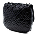 Medium Quilted Patent Bubble CC Flap