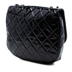 Medium Quilted Patent Bubble CC Flap