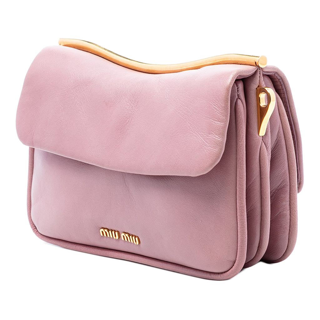Leather Frame Chain Crossbody