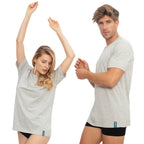 Don Algodon | 1 Camiseta Interior Gris Unisex | 100% Algodón