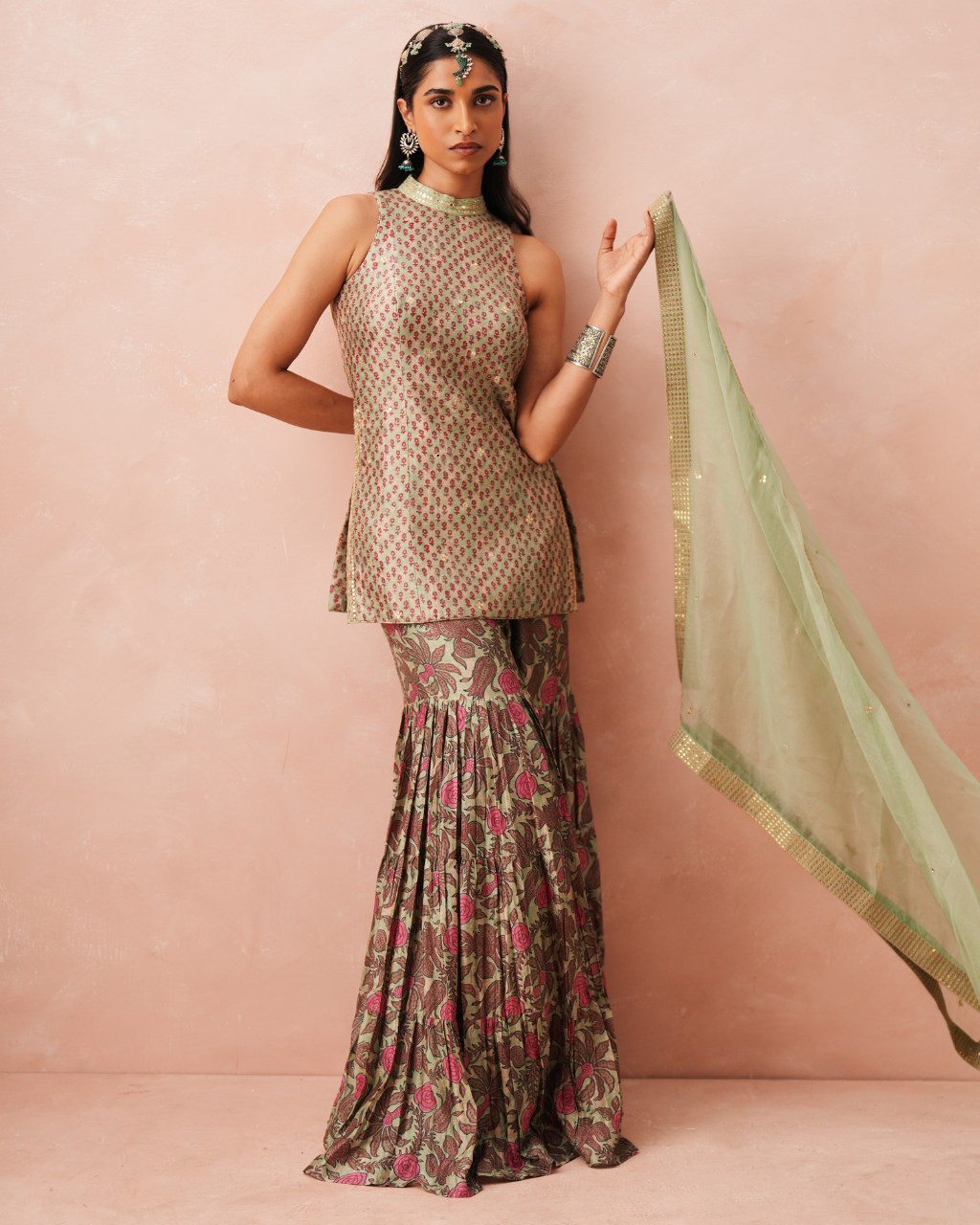 Asma Gharara Set By KYNAH, Luxury Indian Fashion & Bridal Wear