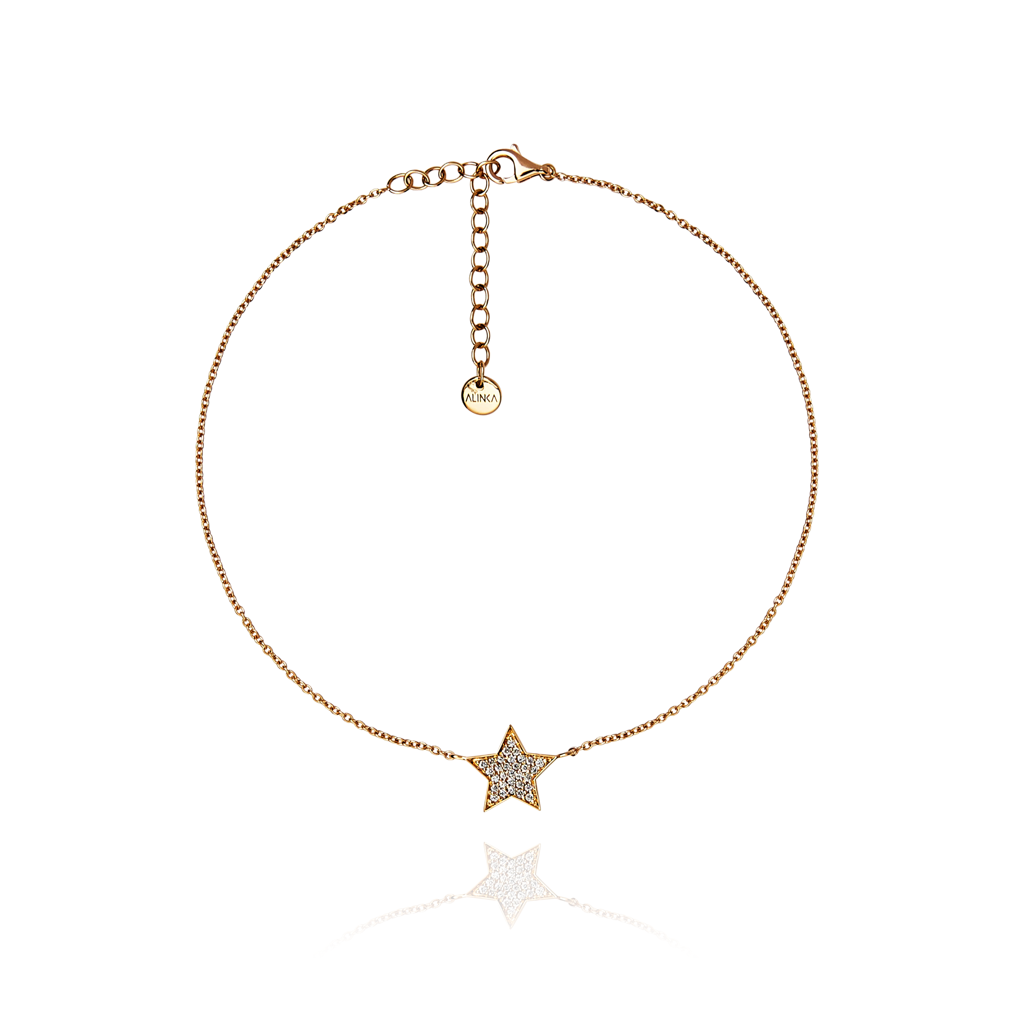 STASIA Star Diamond Anklet By ALINKA Fine Jewellery