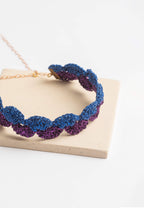 Choker Vibrant Deyá Morado y Azul