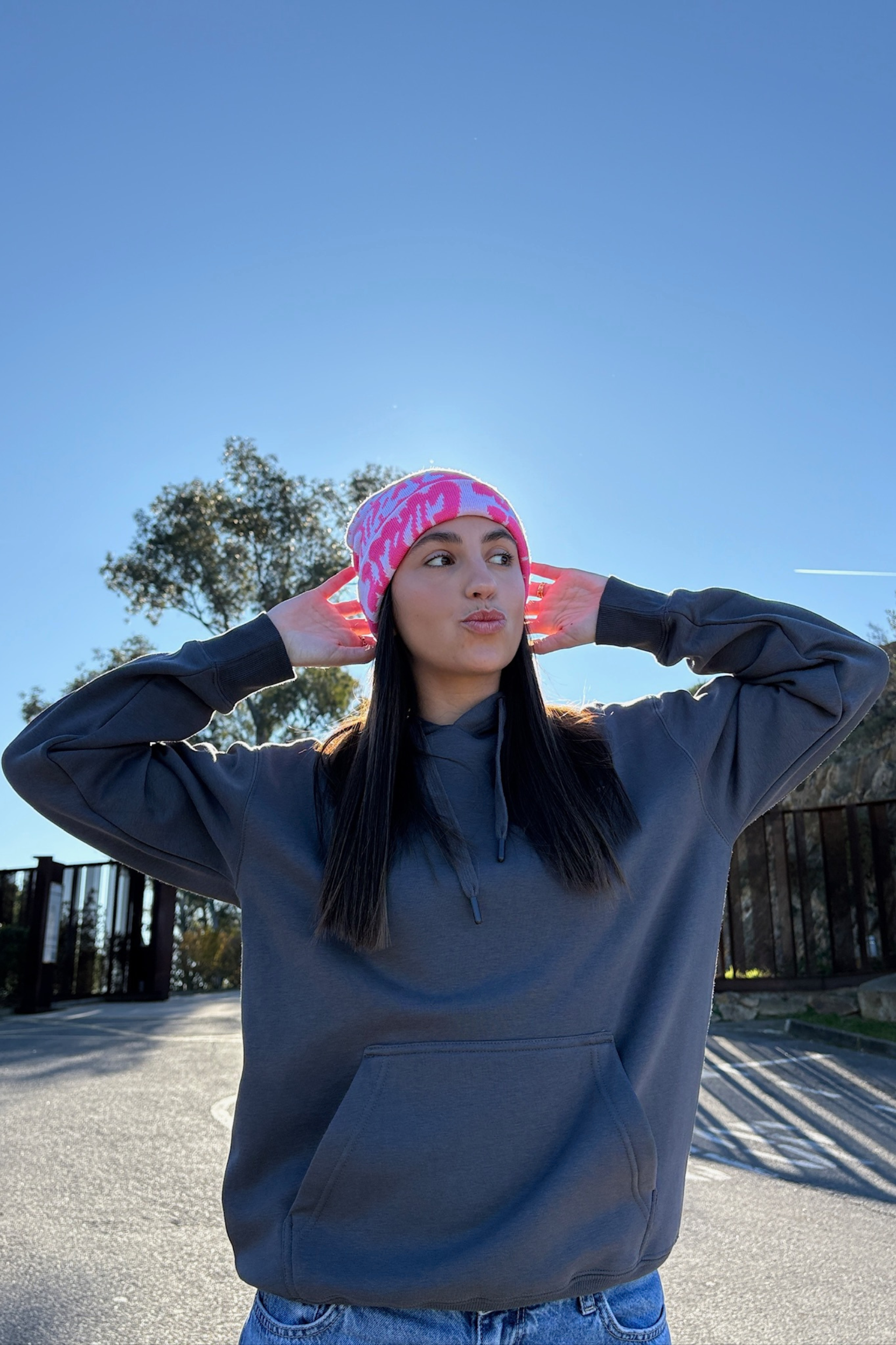 Pink Melt Beanie