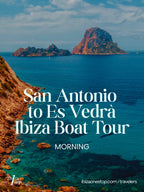 San Antonio to Es Vedrà Ibiza Boat Tour — Morning