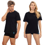Don Algodon | 1 Camiseta Interior Negra Unisex | 100% Algodón