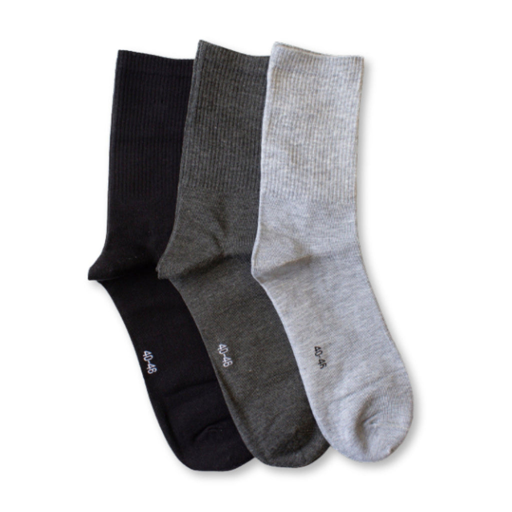 MVA | Pack de 3 Pares Surtidos de Calcetines Deportivos Unisex | Ricos en Algodón | Caña Alta