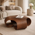 ArtZ® Solid Wood Handmade Solara Coffee Table - Dark Wood