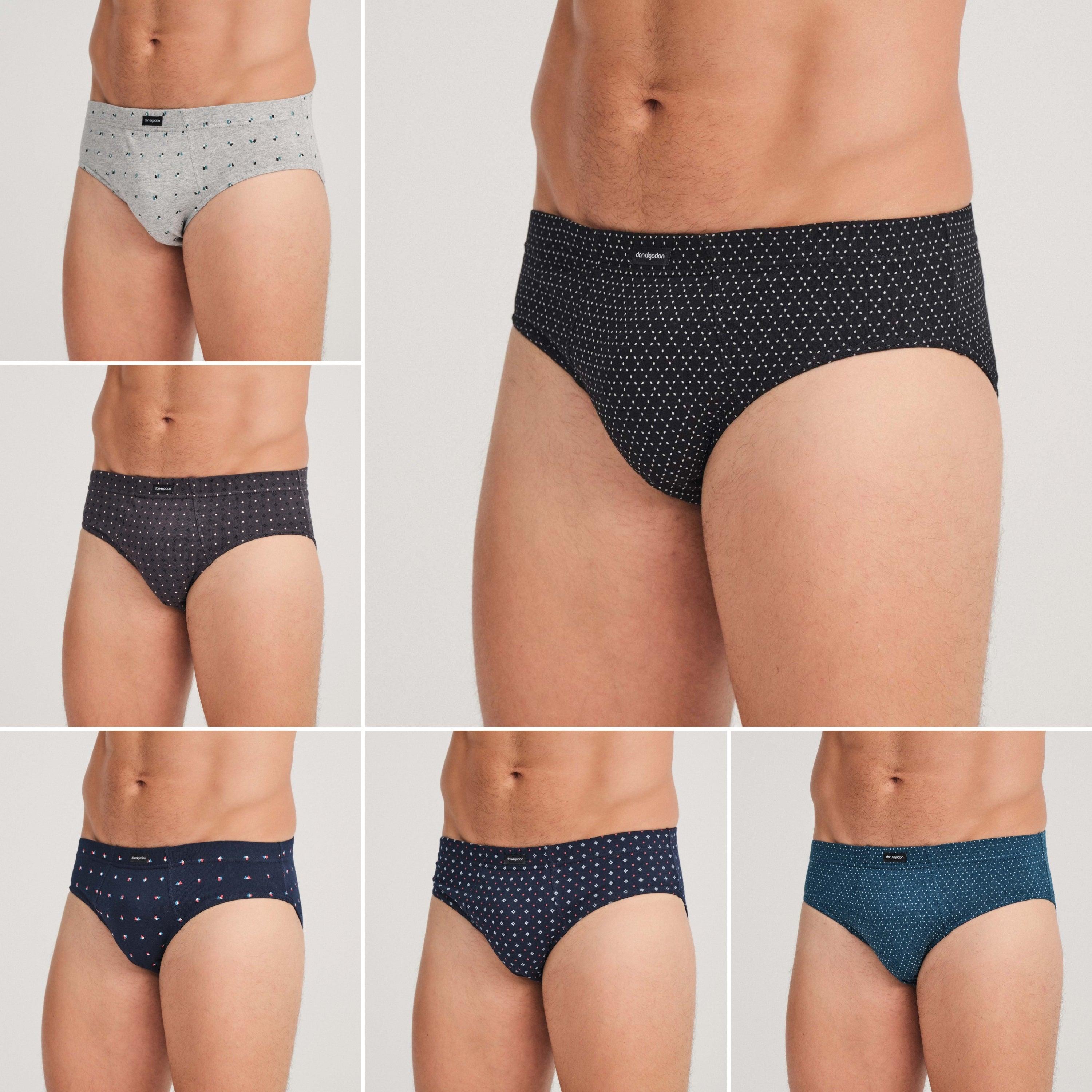 Don Algodón Premium | Pack de 6 Slips Para Hombres | 100% Algodón | Máxima Calidad y Comfort