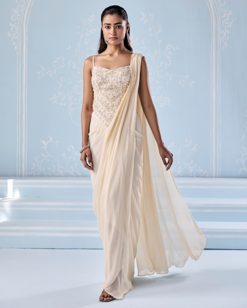 Selene Sari Set By KYNAH, Luxury Indian Fashion & Bridal Wear