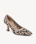 RefinEdge Square Toe Heeled Pump - Leopard / US 11 | EU 42.5 | UK 9