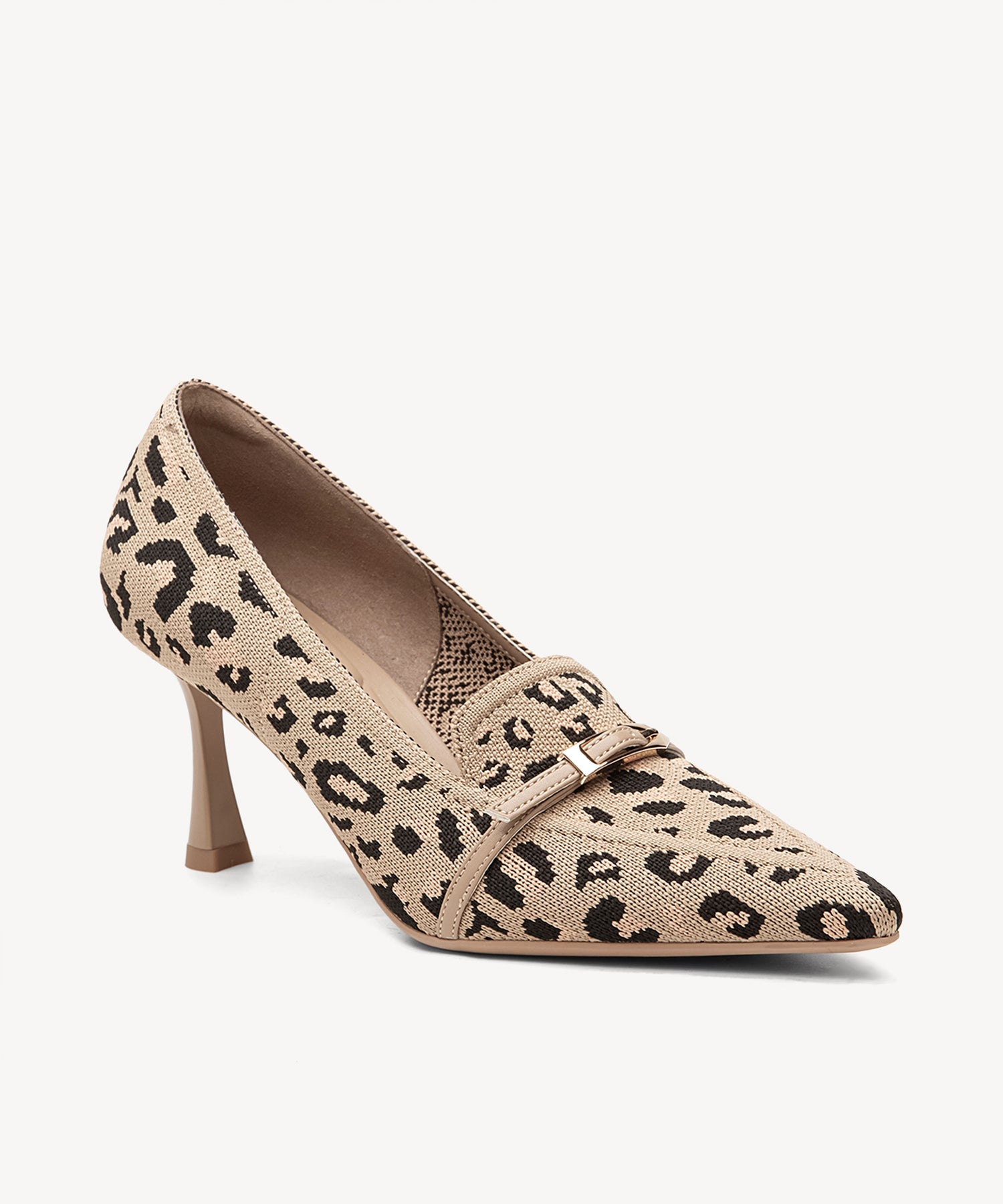 EliteLoaf Pointed Toe Heeled Pump - Leopard / US 9 | EU 40 | UK 7