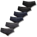 Don Algodon | Pack de 6 Slips Para Hombres Lisos y Estampados | Suaves y Transpirables | 93% Algodon | Para Uso Diario | 5 Tallas Disponibles | Maximo Confort