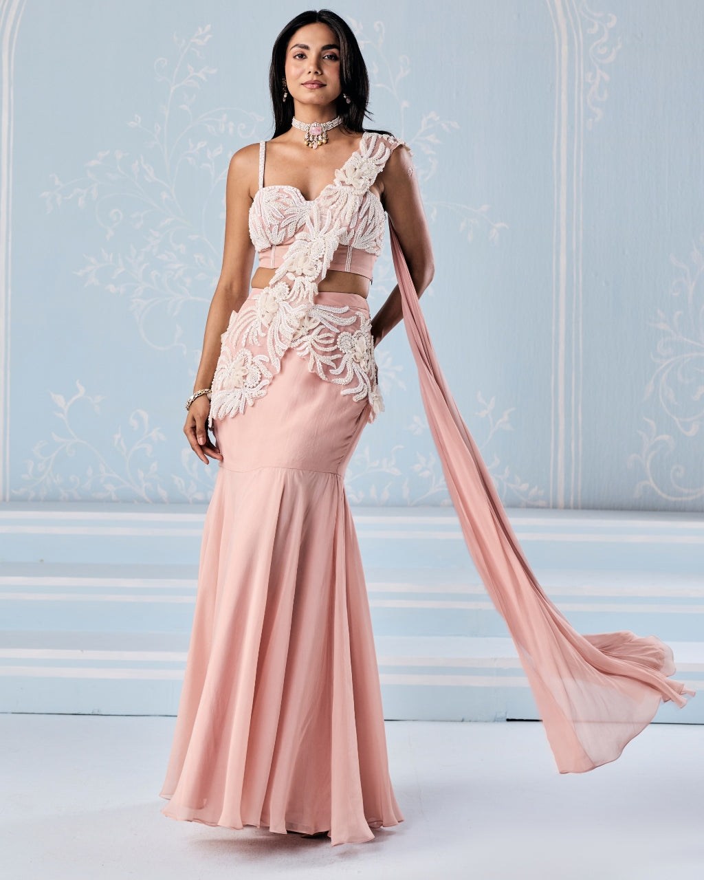 Alexa Sari Set By KYNAH, Luxury Indian Fashion & Bridal Wear