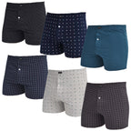 Don Algodón Premium | Pack de 6 Boxers Apertura con Botón Para Hombres | 100% Algodón | Transpirables | Máxima Calidad