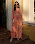 Maternity Cherry Blossom Kaftan By KYNAH, Luxury Indian Fashion & Bridal Wear