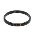Roberto Demeglio Diamond-Panel Bangle — Black