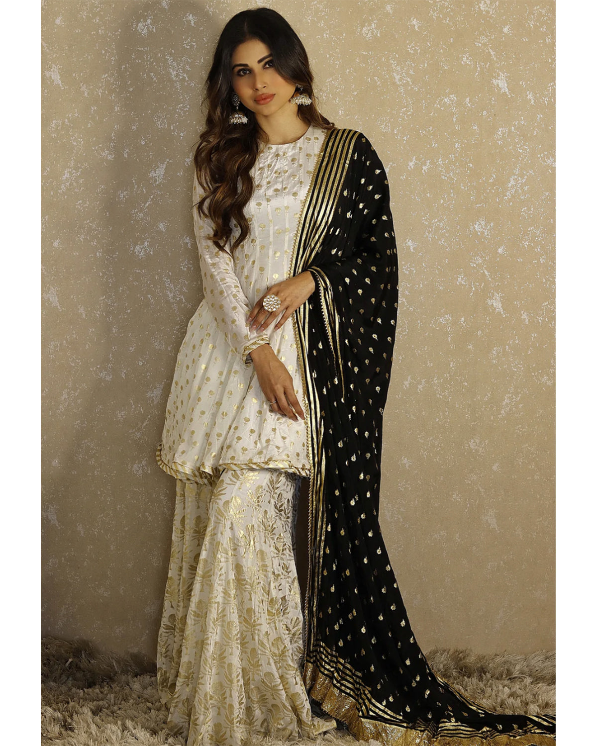 Vintage Bud Sharara Set By KYNAH, Luxury Indian Fashion & Bridal Wear