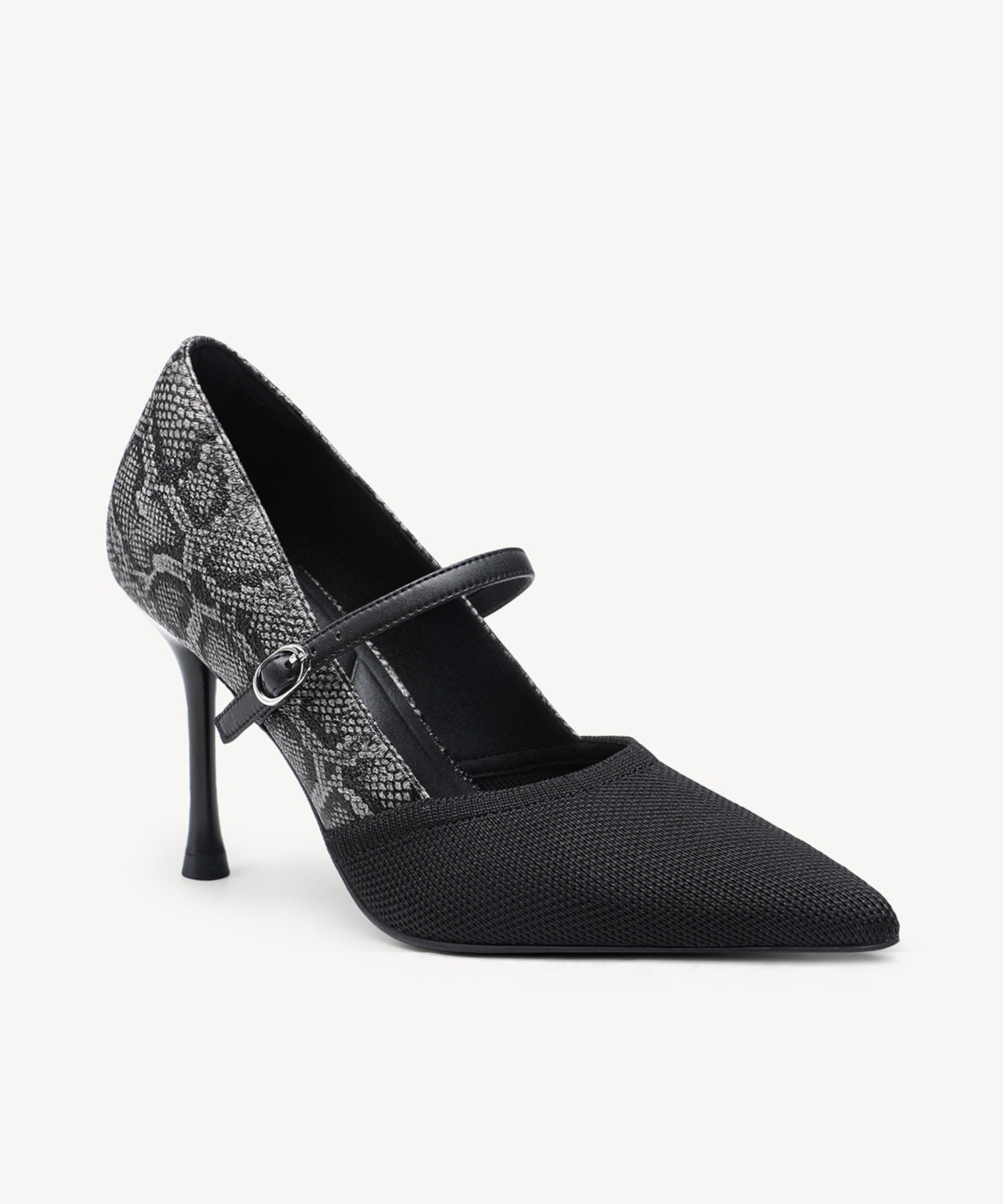 Bicolor Grace Pointed Toe Heeled Pump - Snake Print / US 9.5 | EU 41 | UK 7.5