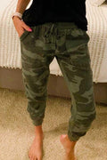 Drawstring Waist Camo Jogger
